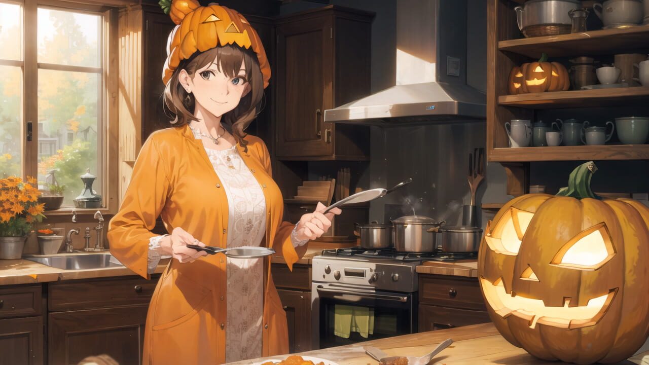 Anime Girls: Puffy Pumpkin — Screenshot 1