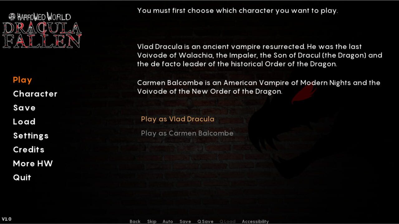Harrowed World: Dracula Fallen Screenshot 1