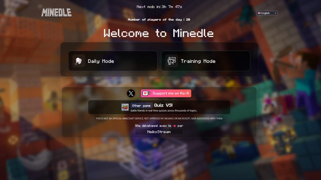 Minedle — Screenshot 1
