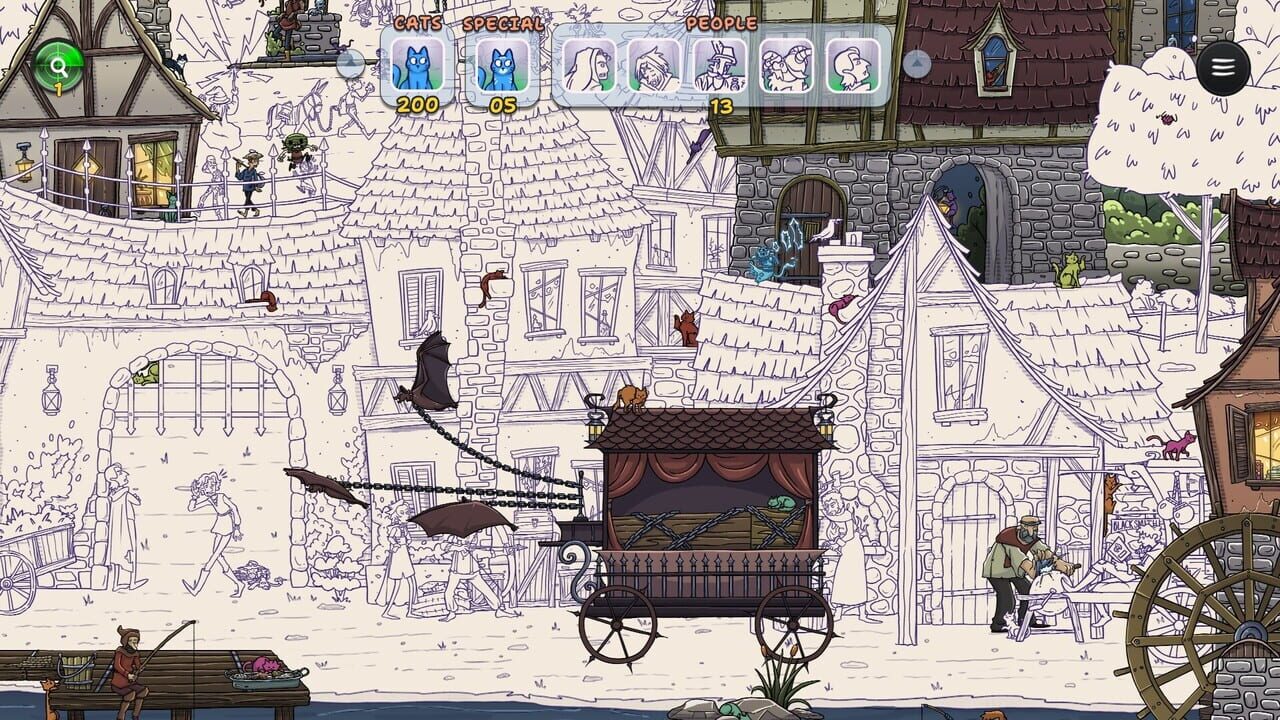 Hidden Cats in Spooky Village Image