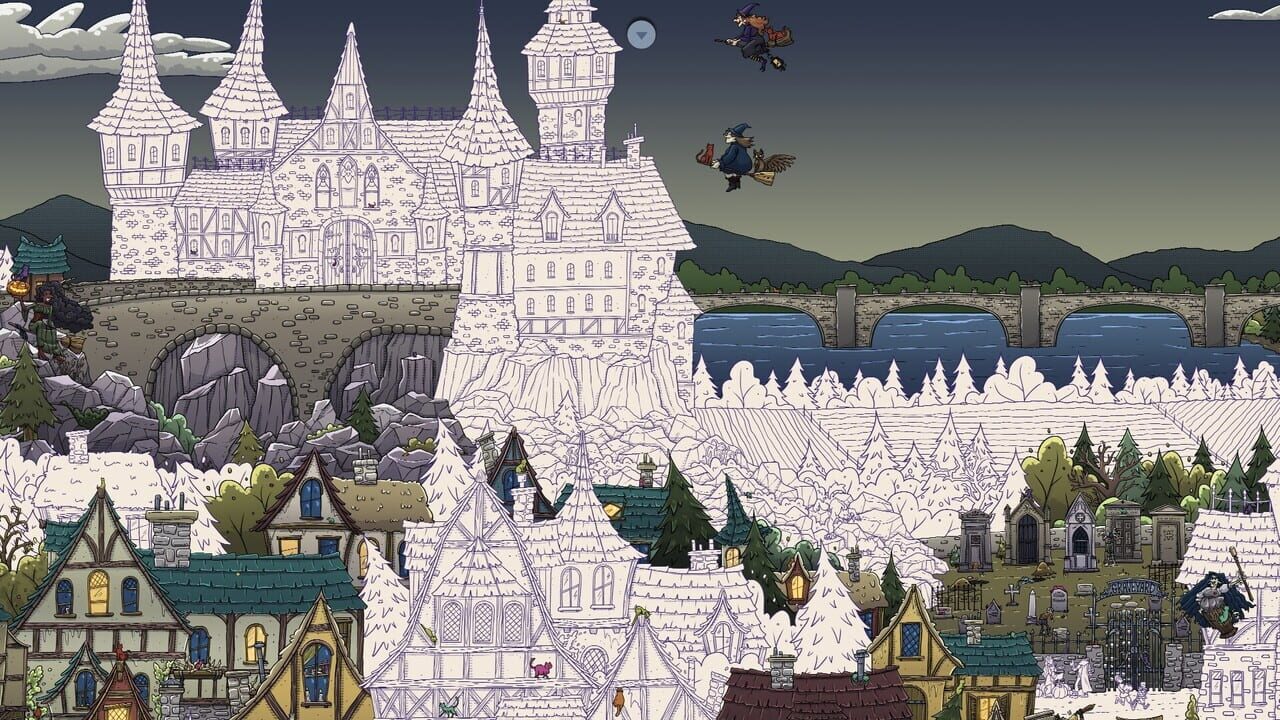 Hidden Cats in Spooky Village Image