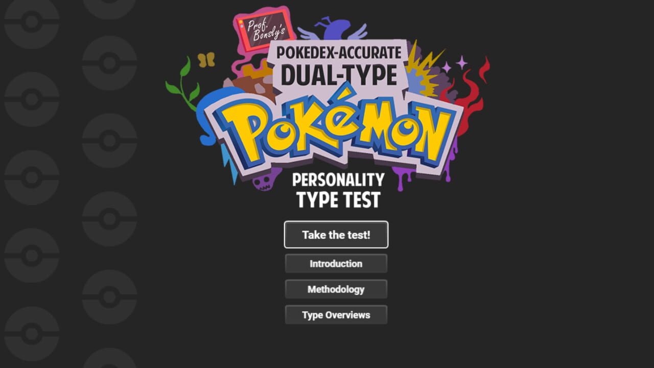 Pokedex-Accurate Dual-Type Pokemon Personality Test — Screenshot 2