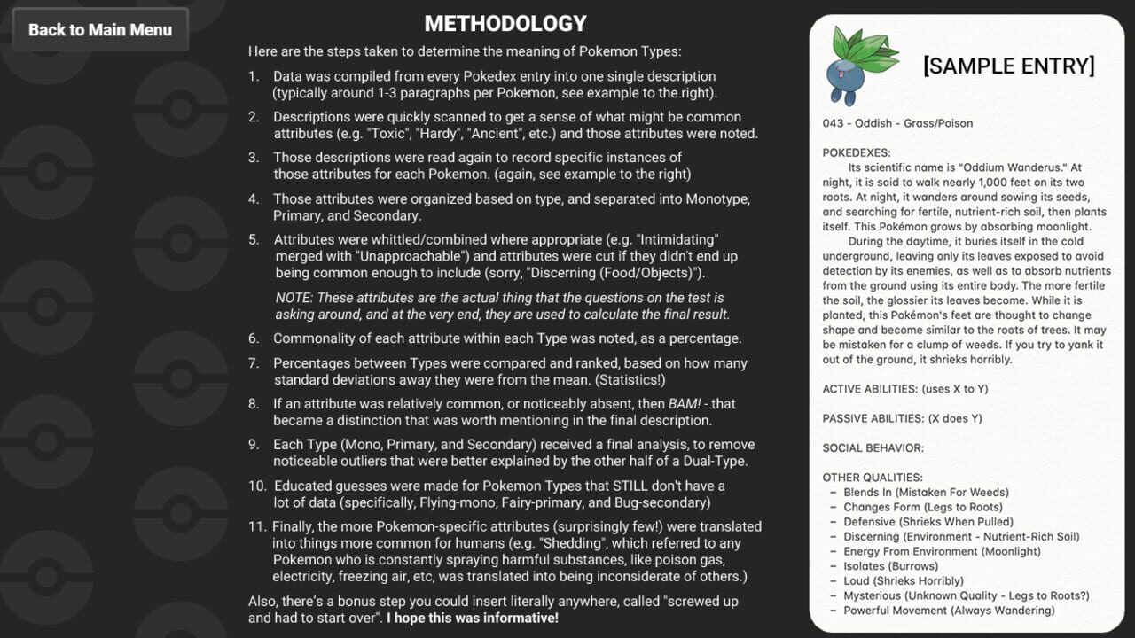 Pokedex-Accurate Dual-Type Pokemon Personality Test — Screenshot 3