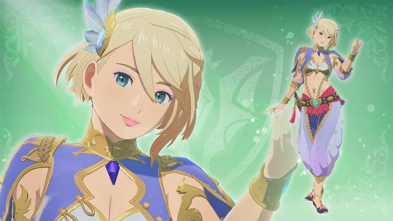 Monster Hunter Stories 3: Twisted Reflection - Layered Armor for Eleanor: Foreign Dancer screenshot 1