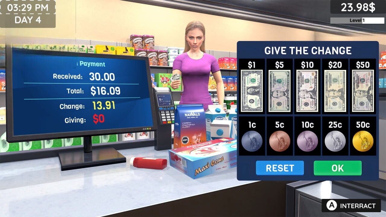 Supermarket Simulator Store — Screenshot 1