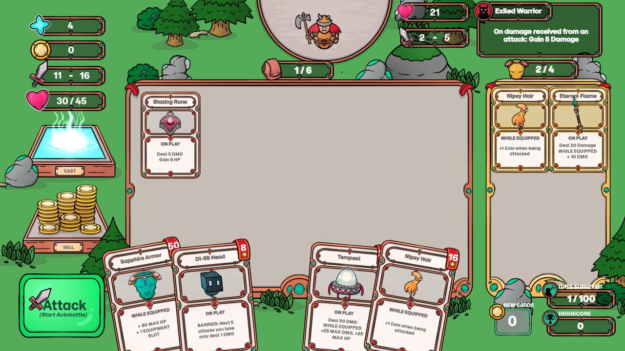Runewood: Hundred Nights — Screenshot 1