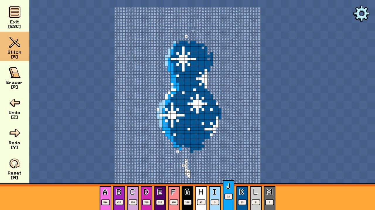 Pixel Cross Stitch: Color by Number - Christmas Baubles Pack 3 Image