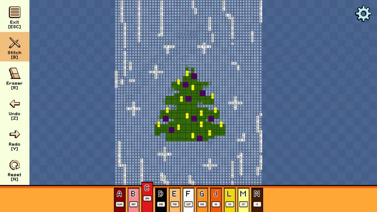 Pixel Cross Stitch: Color by Number - Christmas Baubles Pack 3 Image