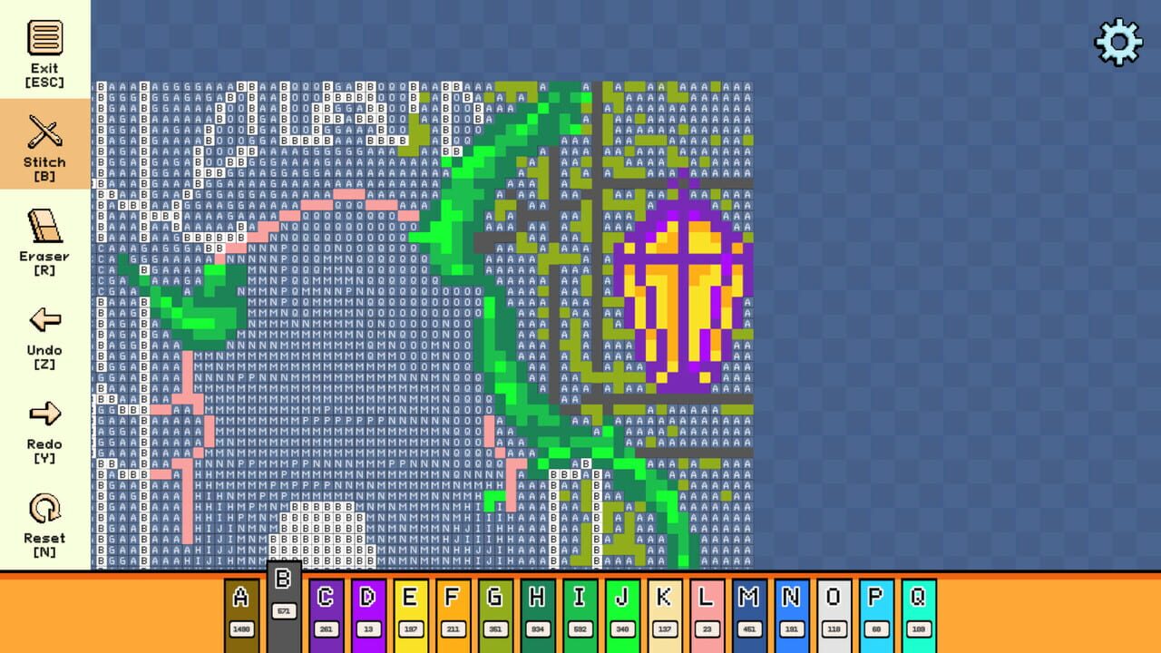 Pixel Cross Stitch: Color by Number - Enchanted Worlds Pack 3 Image