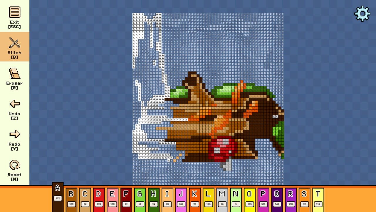 Pixel Cross Stitch: Color by Number - Autumn Pack 3 — Screenshot 3