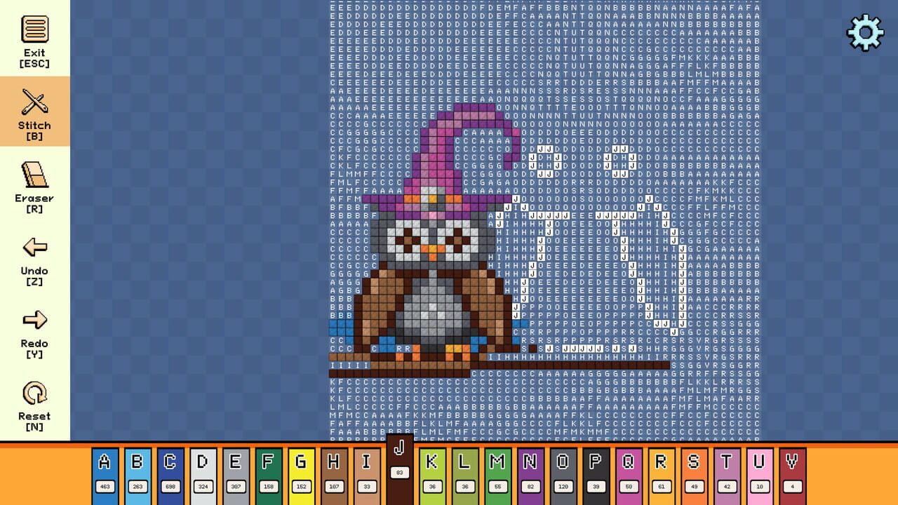 Pixel Cross Stitch: Color by Number - Halloween Pack 2 — Screenshot 3