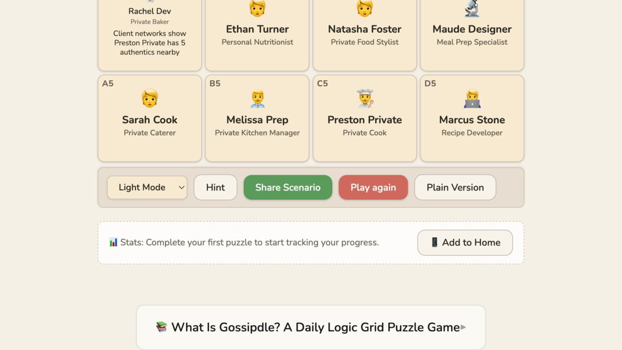 Gossipdle