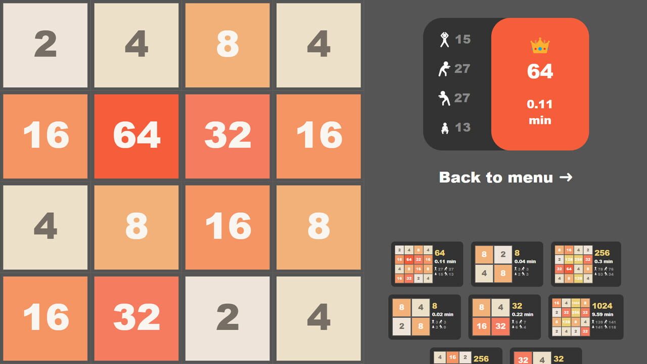 Active 2048 Body Control — Screenshot 2