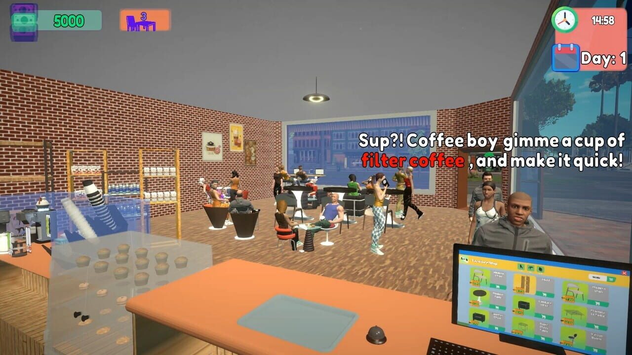 Cafe Simulator — Screenshot 1