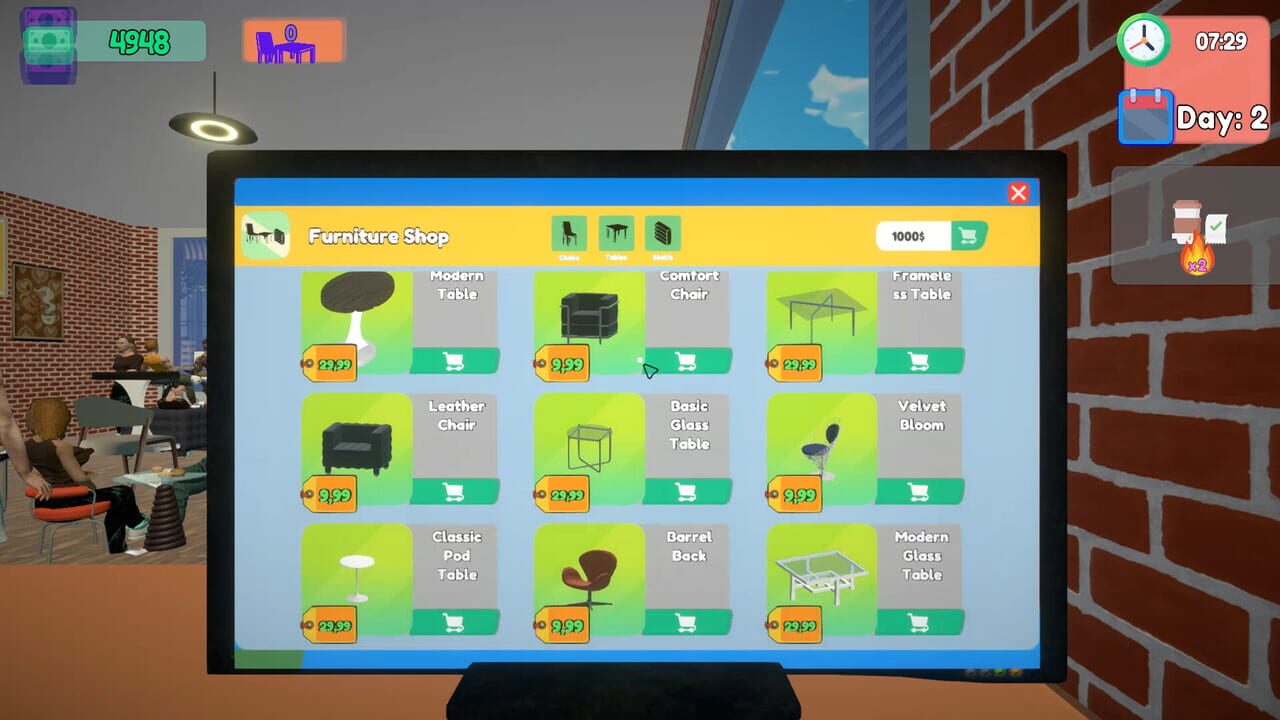 Cafe Simulator — Screenshot 3