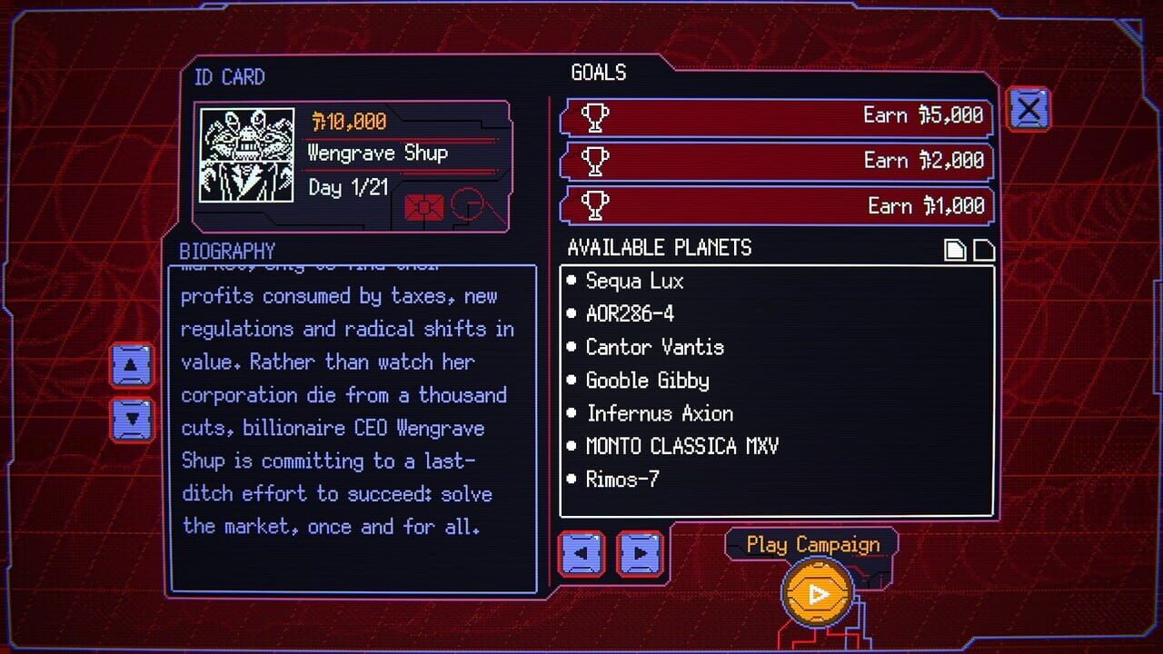 Space Warlord Baby Trading Simulator Image
