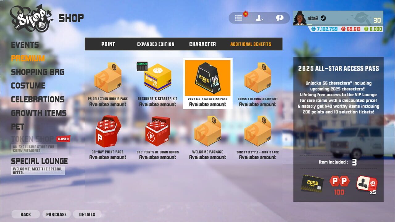 3on3 FreeStyle: Character Access Pass — Screenshot 1