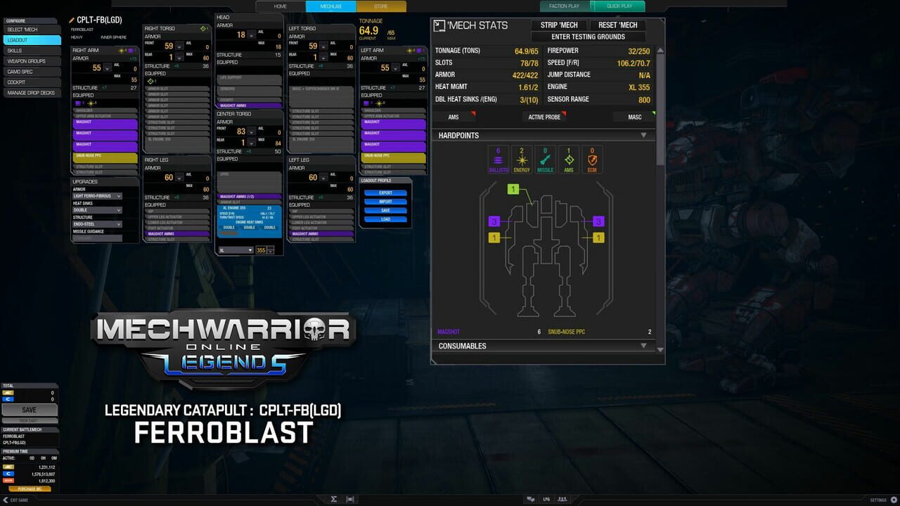 MechWarrior Online: Ferroblast Legendary Mech Pack Image