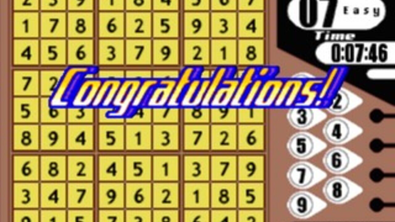 SuperLite 1500 series: Sudoku 3 — Screenshot 2