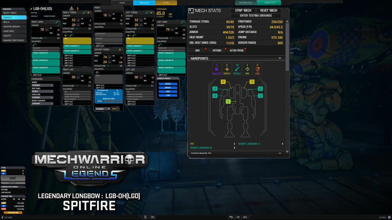 MechWarrior Online: Spitfire Legendary Mech Pack Image