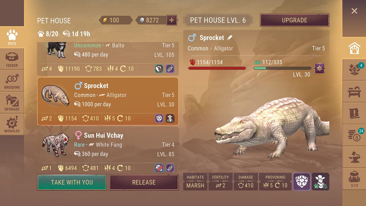 Westland Survival: Albino Alligator — Screenshot 2