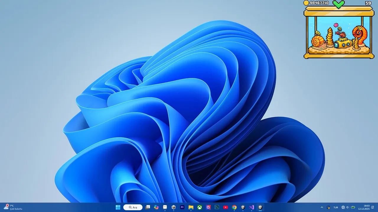 Capture 1 de Desktop Aquarium