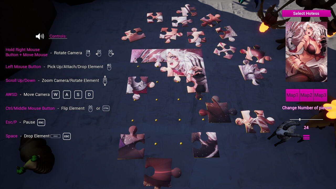 Anime Fantasy Jigsaw Puzzle 3D — Screenshot 1