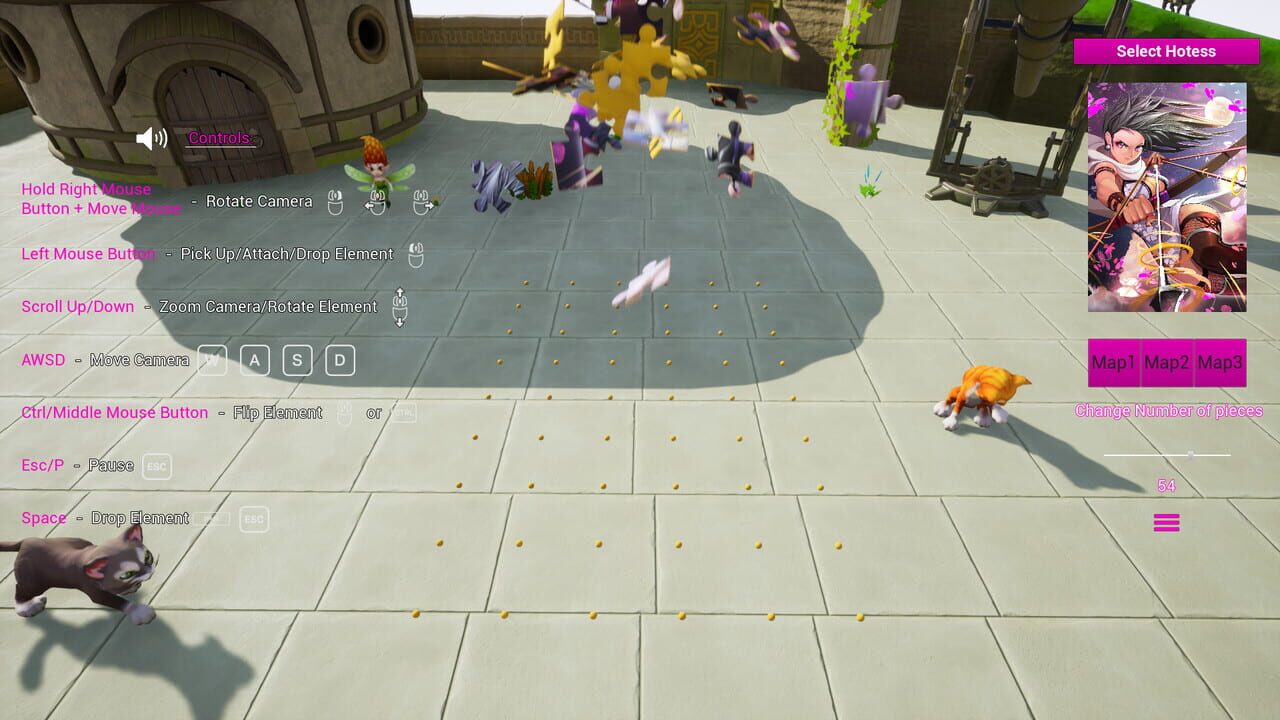 Anime Fantasy Jigsaw Puzzle 3D — Screenshot 2