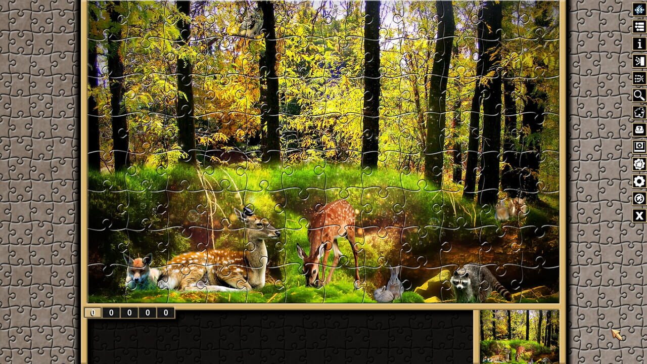 Pixel Puzzles Traditional Jigsaws: Forests Image