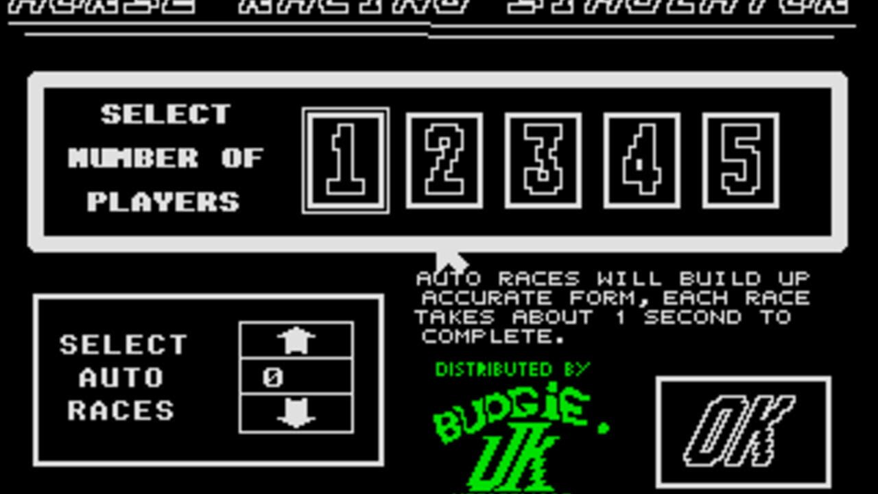 Horse Racing Simulator Screenshot 1