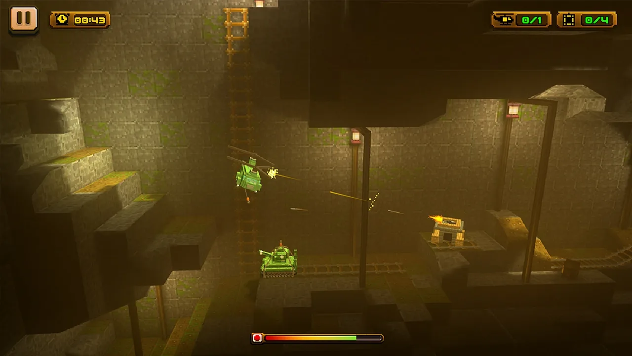 Blocky Heli Rescue screenshot 3