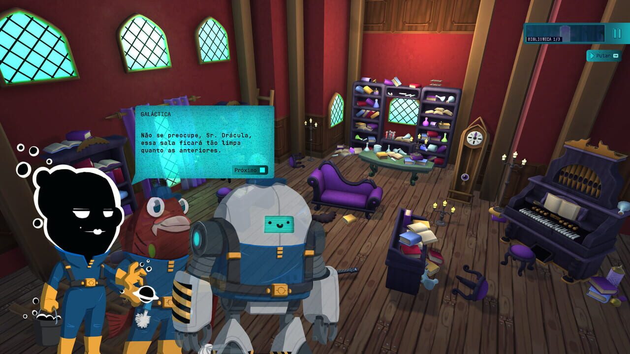 Galaxy Cleaners: Dracula's Castle — Screenshot 1