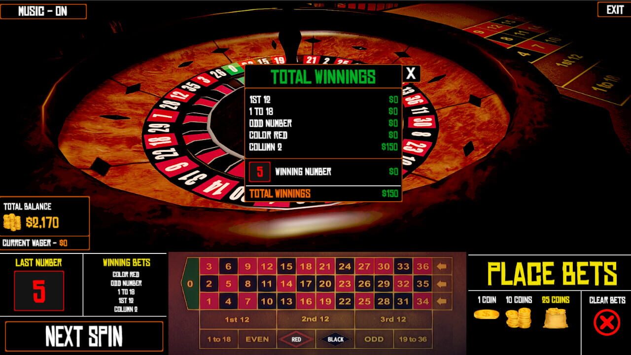 Roulette Simulator 2 — Screenshot 2