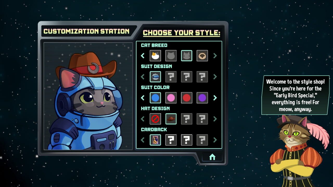 Space Cat Solitaire screenshot 3