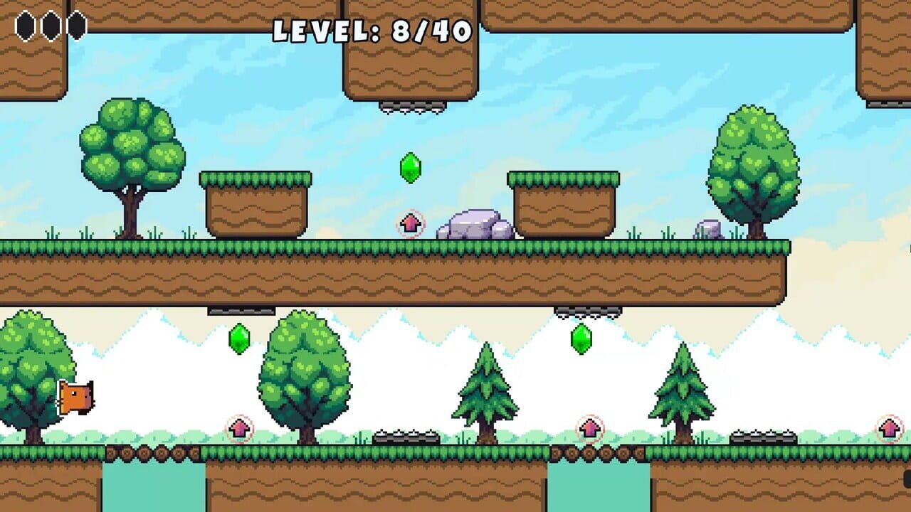 Meow and the Diamond Jump — Screenshot 1