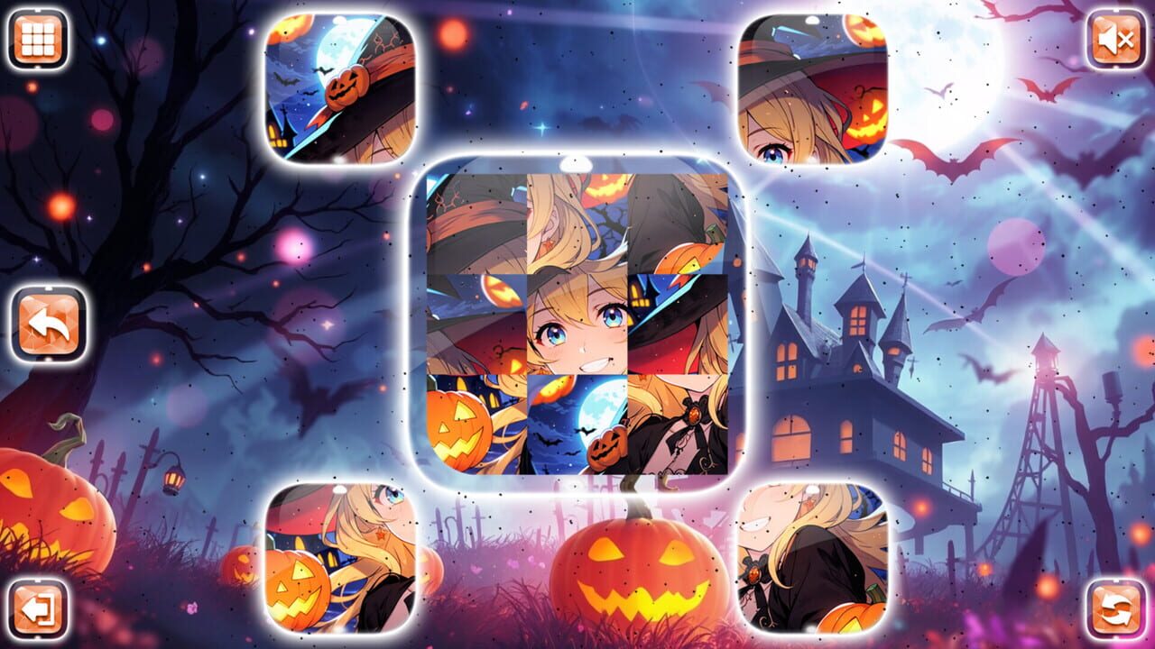 Lovely Anime Puzzle: Halloween — Screenshot 1