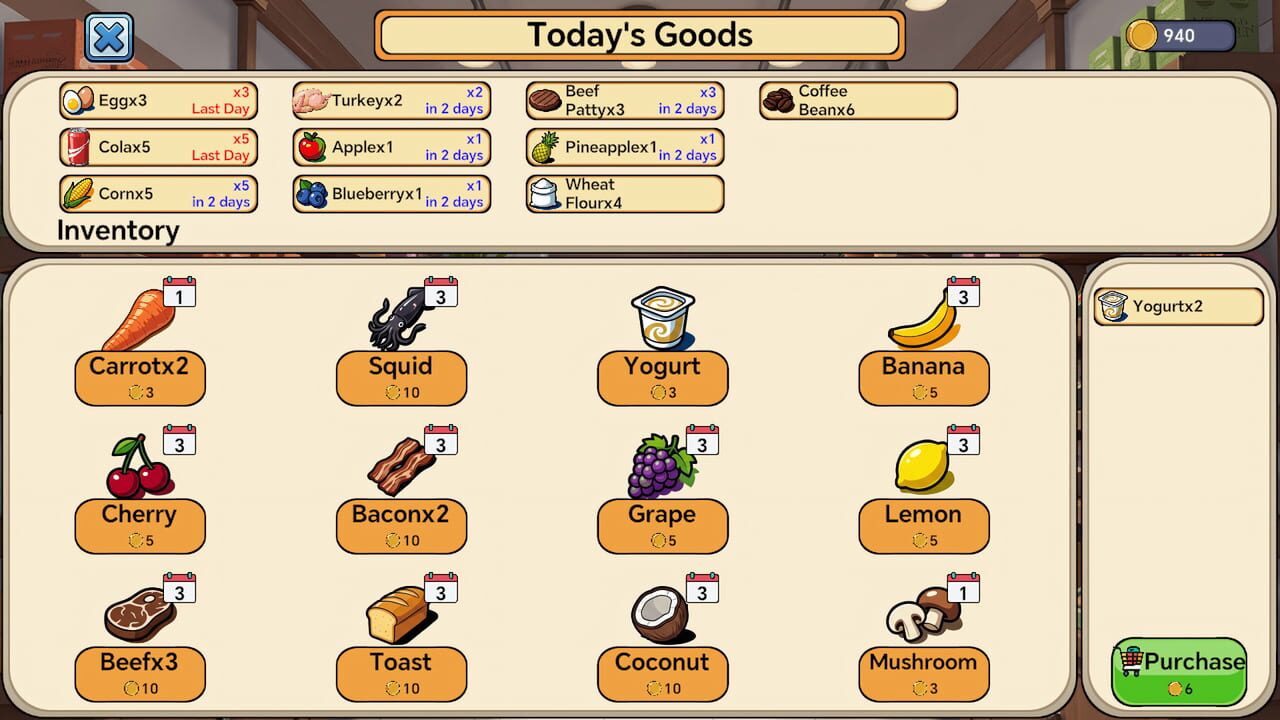 Today's Menu screenshot 2