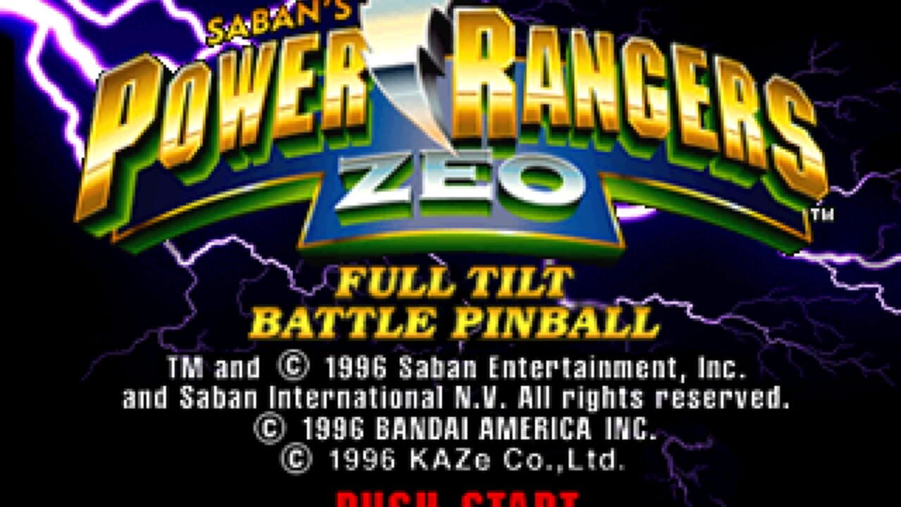 Power Rangers Zeo - Full Tilt Battle Pinball Screenshot 1