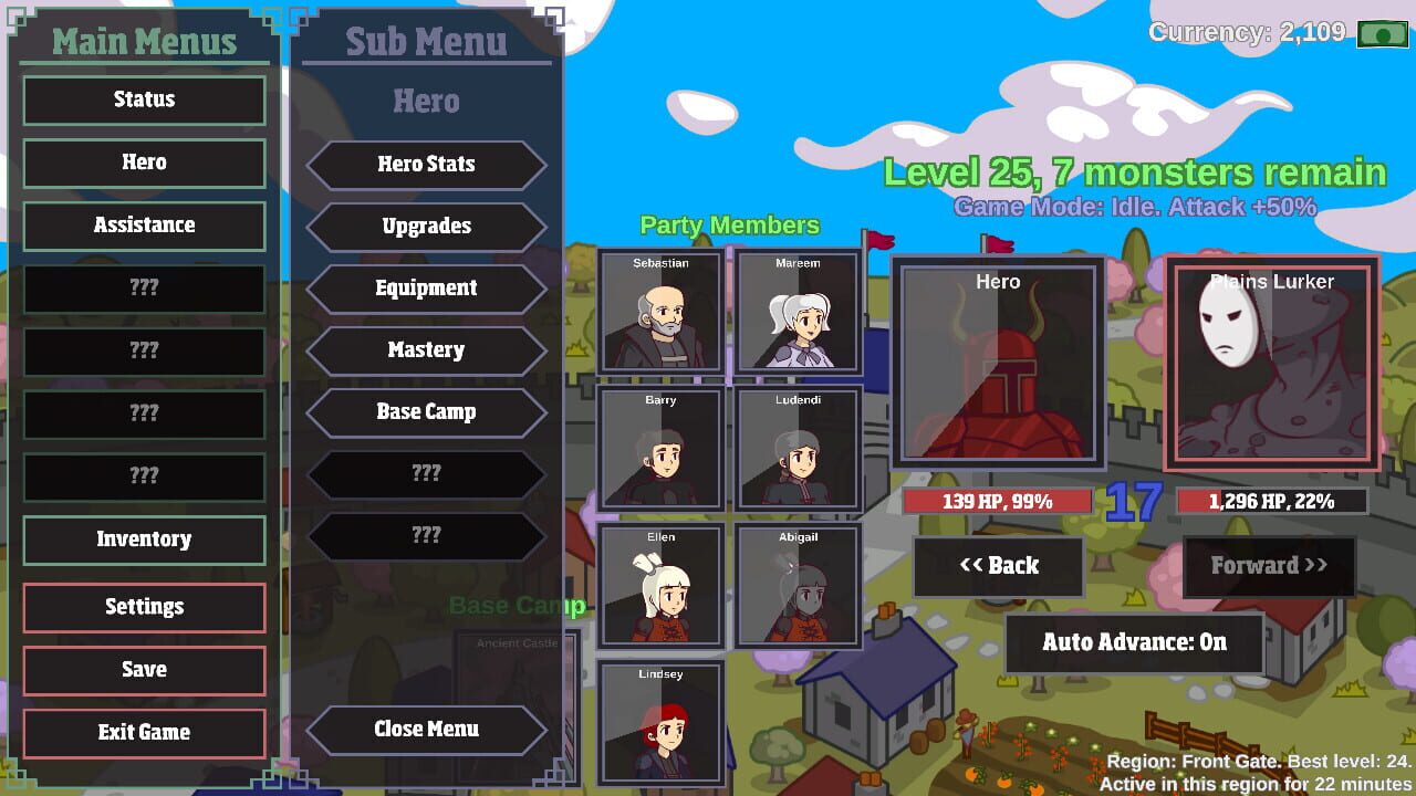 Monster Hunting: Incremental Grind Forever — Screenshot 1