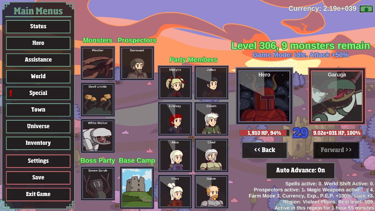 Monster Hunting: Incremental Grind Forever — Screenshot 5