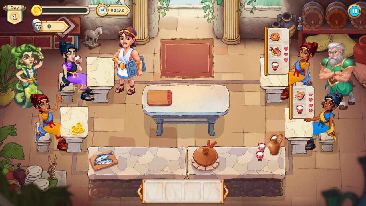 Greek Kitchen Frenzy: Dionysus — Screenshot 2