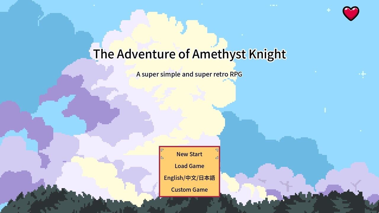 The Adventure of Amethyst Knight — Screenshot 1