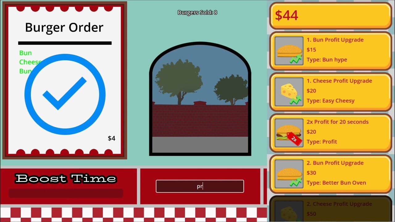 Burger Typer — Screenshot 1