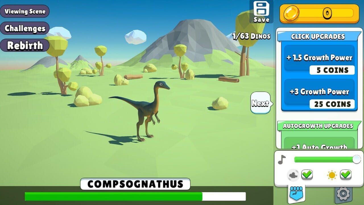 Idle Dino — Screenshot 1