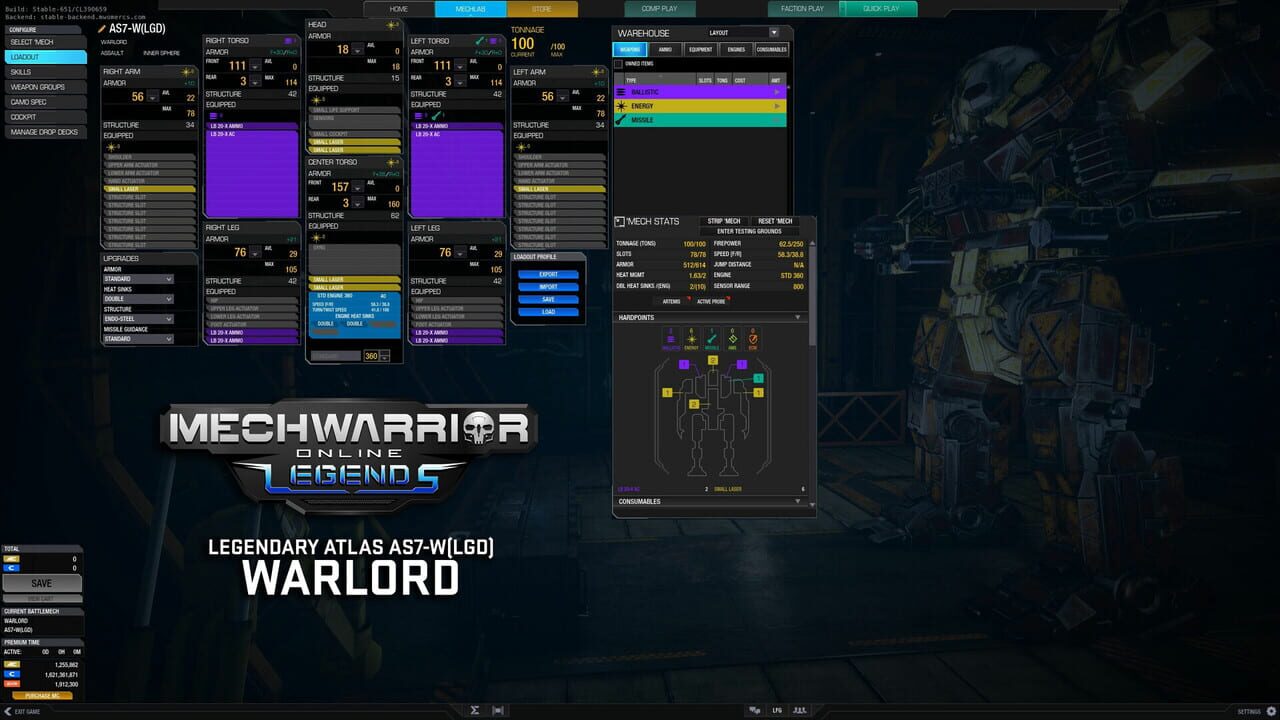 MechWarrior Online: Warlord Legendary Mech Pack Image