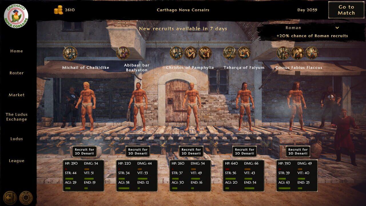 Ludus Magnatus: Gladiator Manager Simulator screenshot 4