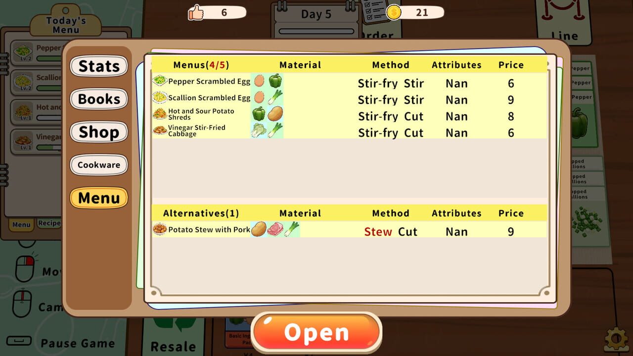 Card Sim: Chinese Restaurant Image