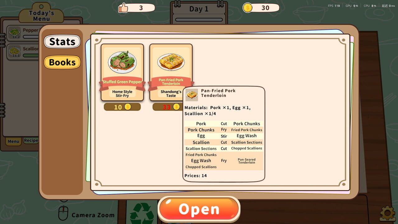 Card Sim: Chinese Restaurant Image