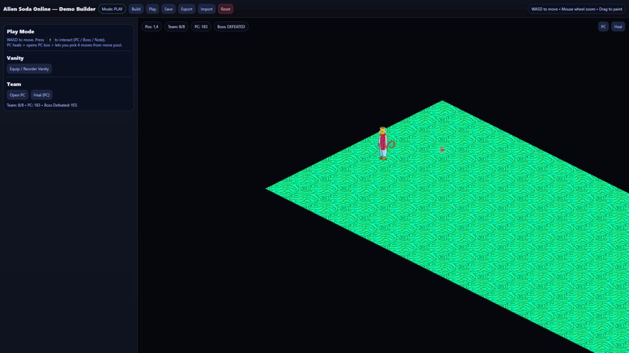 Alien Soda Online Screenshot 1