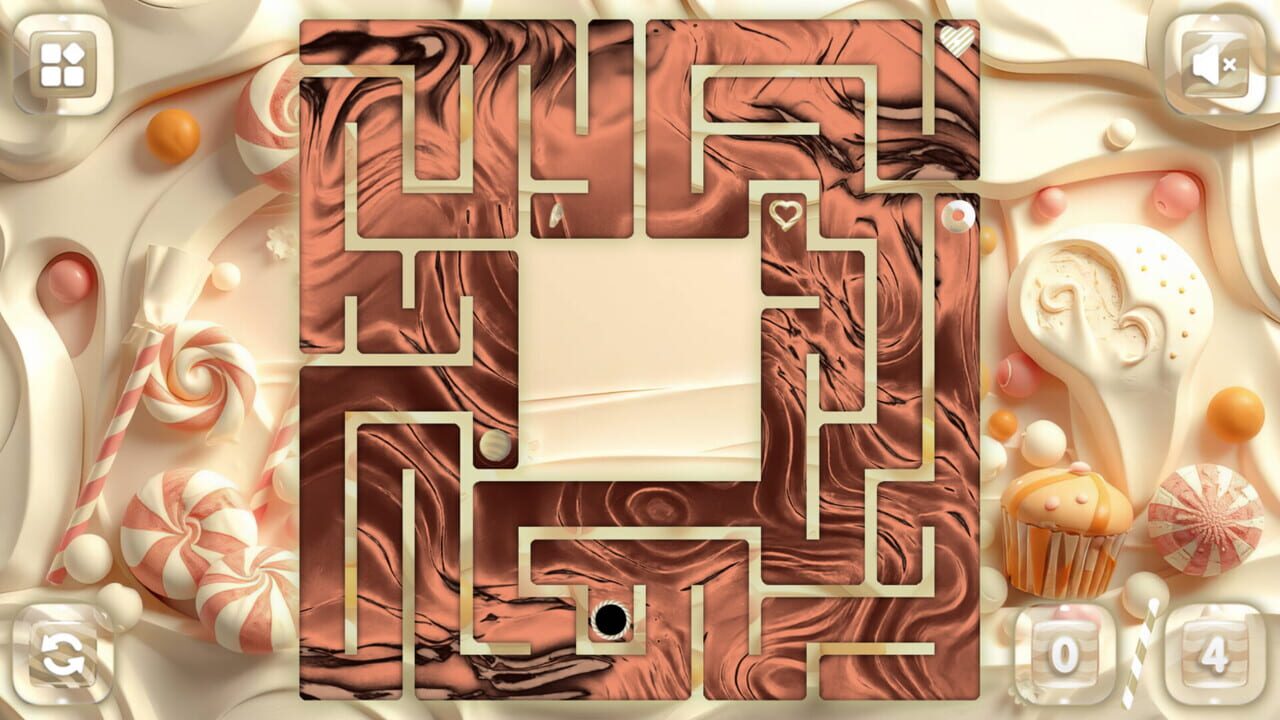 Sweetie Candy Maze: White Chocolate Image